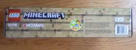 LEGO Minecraft Crafting Box 21116 Factory Sealed/ Retired