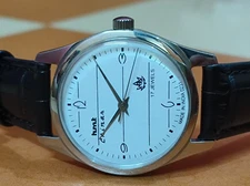 Vintage HMT Chinar White 17 Jewels Mechanical Hand Winding Men's Wrist Watch