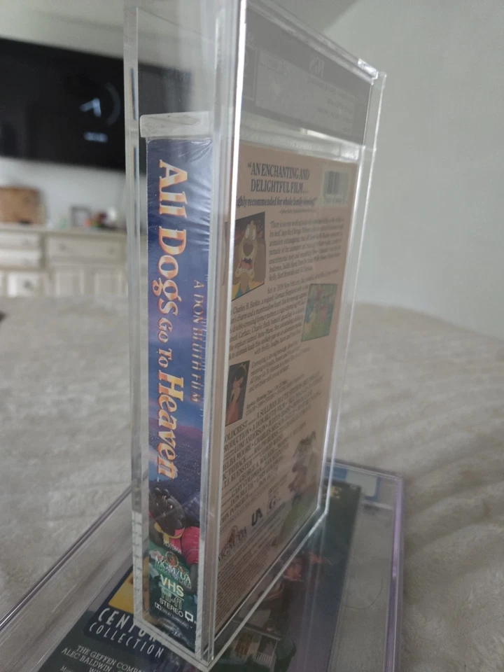 All Dogs Go To Heaven VHS SEALED GRADED IGS 9 MINT - Image 3 of 4