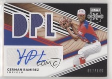 2020 Elite Extra Edition DPL Material Signatures Black German Ramirez Auto 2r8