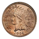 1864 Indian Head Cent PCGS MS-65 Copper-Nickel