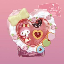 cream cake Re-ment Sanrio My Melody  Kuromi Melty Compact rement figure toy
