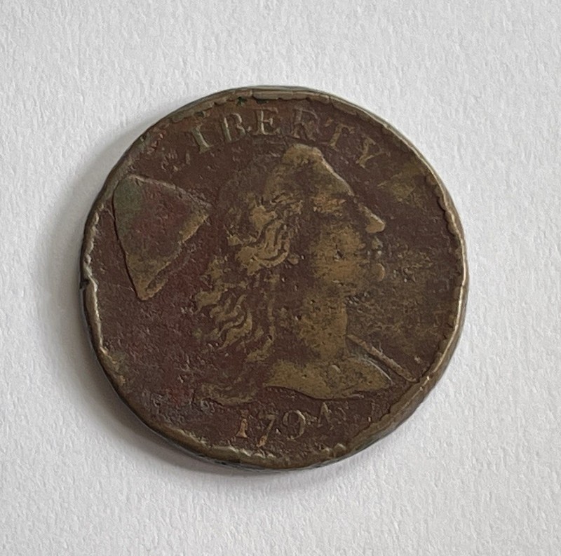 1794 FLOWING HAIR LARGE CENT - Very Nice Details! Beautiful Rare Early US Coin