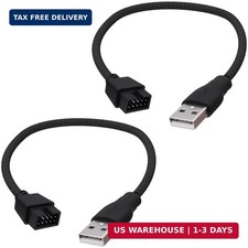 USB 2.0 to 9Pin Motherboard Header Adapter Cable USB Type A Male to 9 Pin FAST