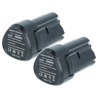 2x Akku für Worx WX673.M WX677.7 WX677 1500mAh 12V