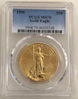 1996 $50 American Gold Eagle PCGS MS70 1 Oz Coin