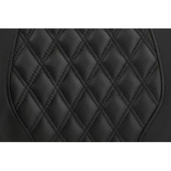 Almohadilla de respaldo SADDLEMEN 814-07-TPACK-LS Tour Pak negro sofá de carretera celosía cosida Foto 2 de 2