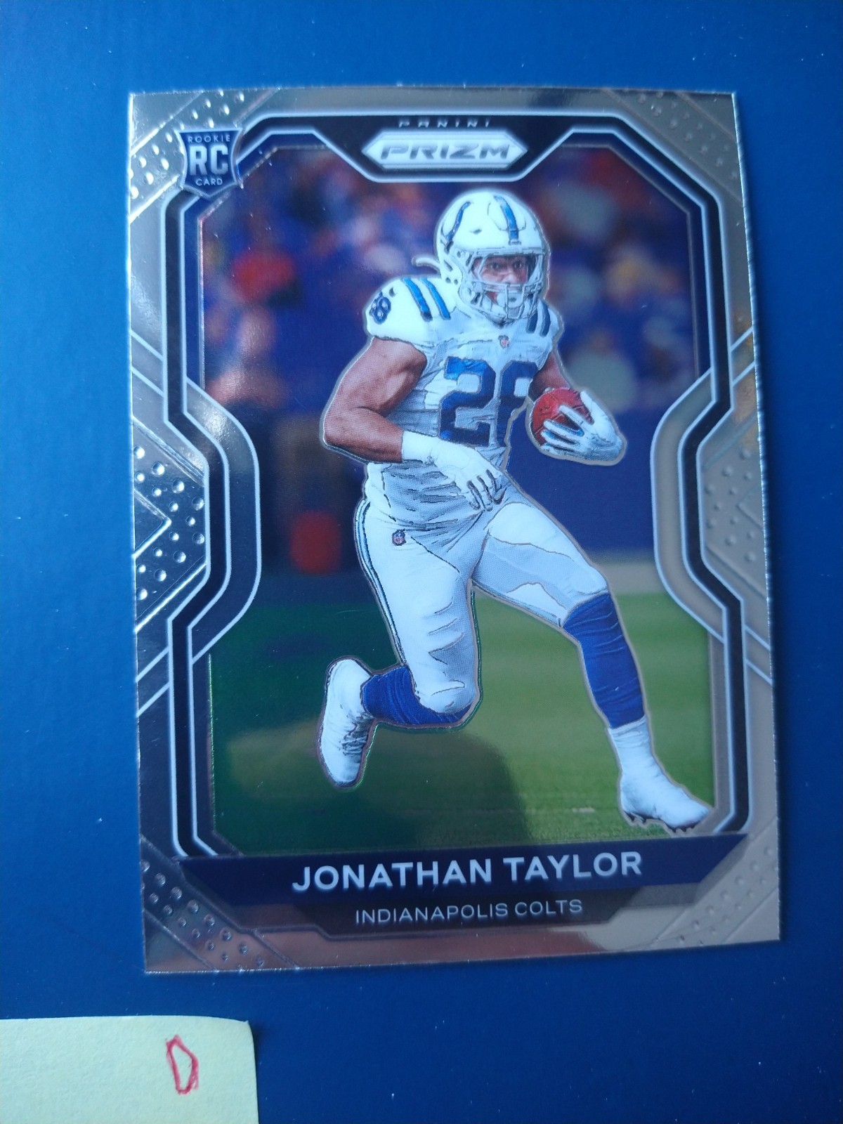 2020 Panini Prizm Jonathan Taylor #332 Indianapolis Colts Rookie RC