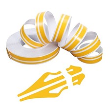 32ft 9.8m Stripe Stickers for Car Hood Body Side Auto Racing Sport Yellow