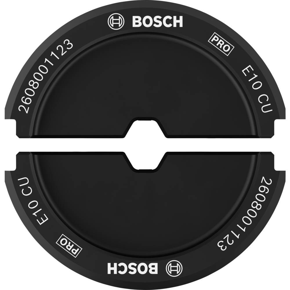 Matrice à sertir pour cosses Bosch 2608001123 en acier trempé E10