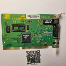 3Com EtherLink III 3C509B-TP ISA Network Interface Card RJ45 AUI 10Mbps Vintage