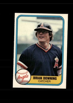 Brian Downing 1981 Fleer Baseball Card #282 California Angels + Fast Free Ship
