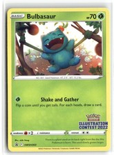 Bulbasaur (Illustration Contest 2022) SWSH303 Sword & Shield Promo Pokemon NM on eBay