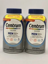Centrum Silver Men 50+  Multivitamin/Multimineral 275 Tablet 2 Pack