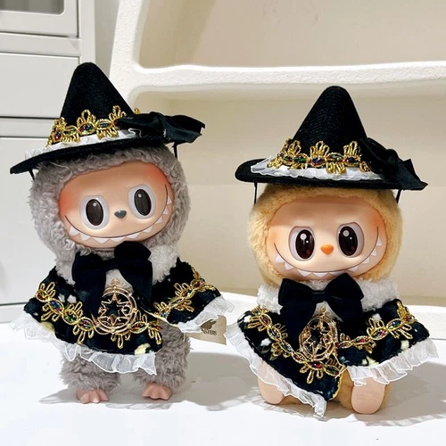Für LABUBU Kleidung Die Monster Plüschpuppe Handarbeit Kleidung 2-teiliges Set keine Puppen - Bild 1 von 10