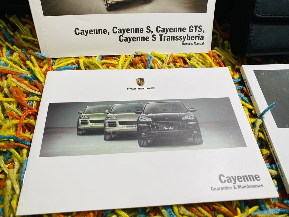 LIMPIO⭕️ 2010 PORSCHE CAYENNE S TRANSSYBERIA GTS JUEGO MANUAL DEL PROPIETARIO + NAVEGACIÓN PCM BK Foto 2 de 4