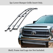 For 2014-2021 Toyota Tundra Bumper Stainless Chrome Billet Grille Grill Insert