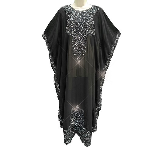 Elegante CAFTÁN BRILLANTE Cristal Encaje Vestido Boda Fiesta Baile de graduación Novio Suelto NUEVO - Imagen 3 de 11