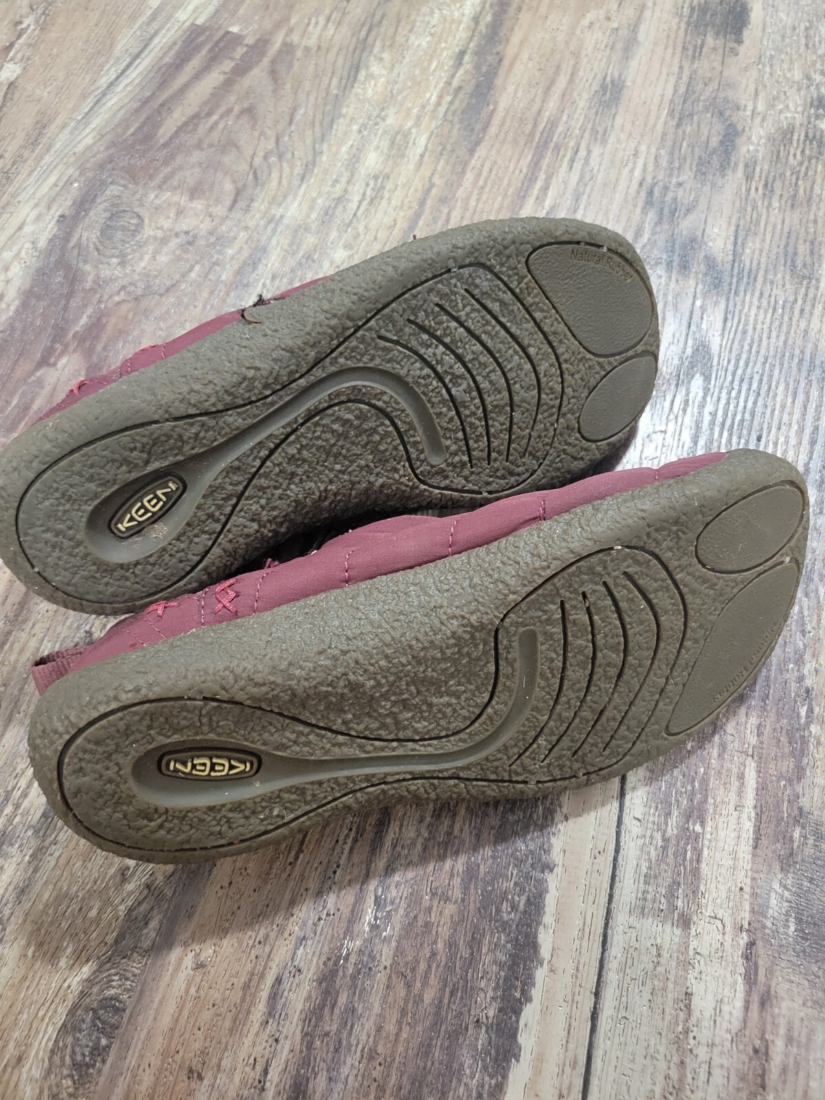 Scarpa mocassino Keen Cush Howser trapuntata foderata donna taglia:9 marrone