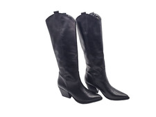 Stivali Texano Alto Donna Vera Pelle Made in Italia Alta Qualità Comfort Stile