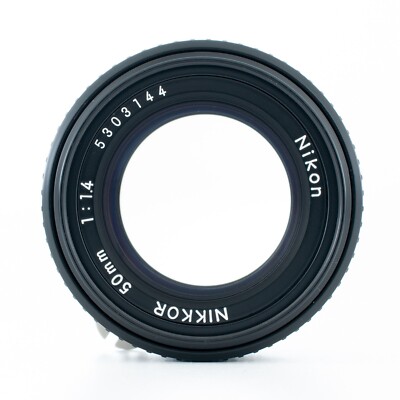 超美品 NIKON AI-S NIKKOR 50mm f1.4 MF C989 Nikon NIKKOR 50mm f/1.4 Ai-S