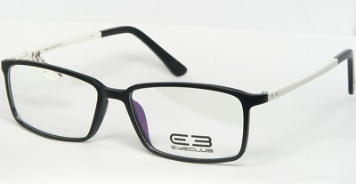 EYECLUB 71663 C2 MATT BLACK / WHITE EYEGLASSES GLASSES PLASTIC FRAME 55-15-140mm