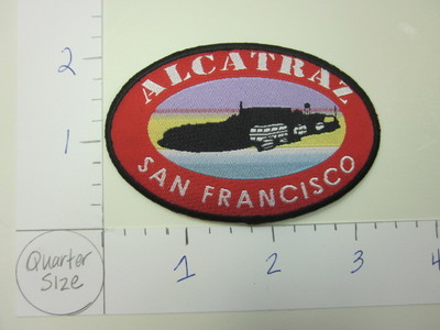 Alcatraz San Francisco California Applique Iron On Patch