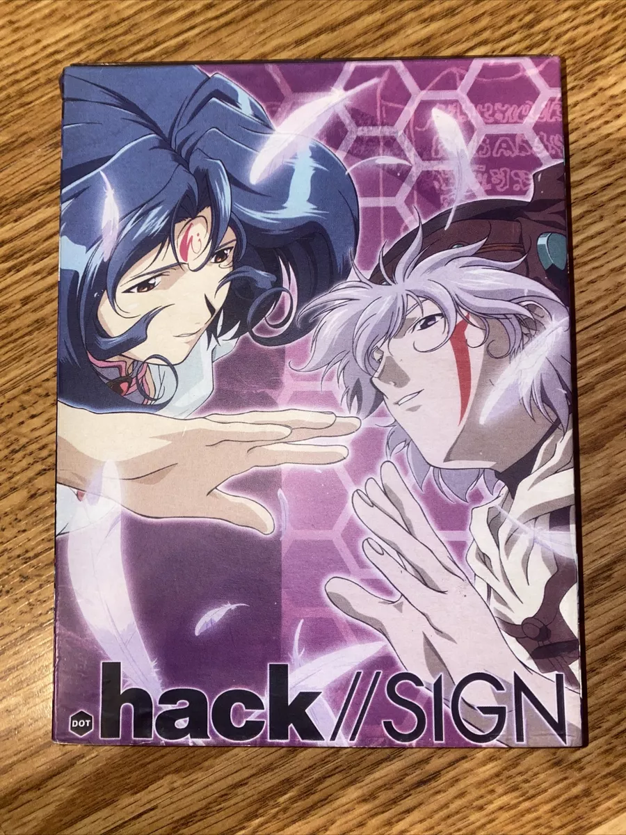 .hack sign Complete Series 3 Anime DVD Set Episodes 1-28 Authentic