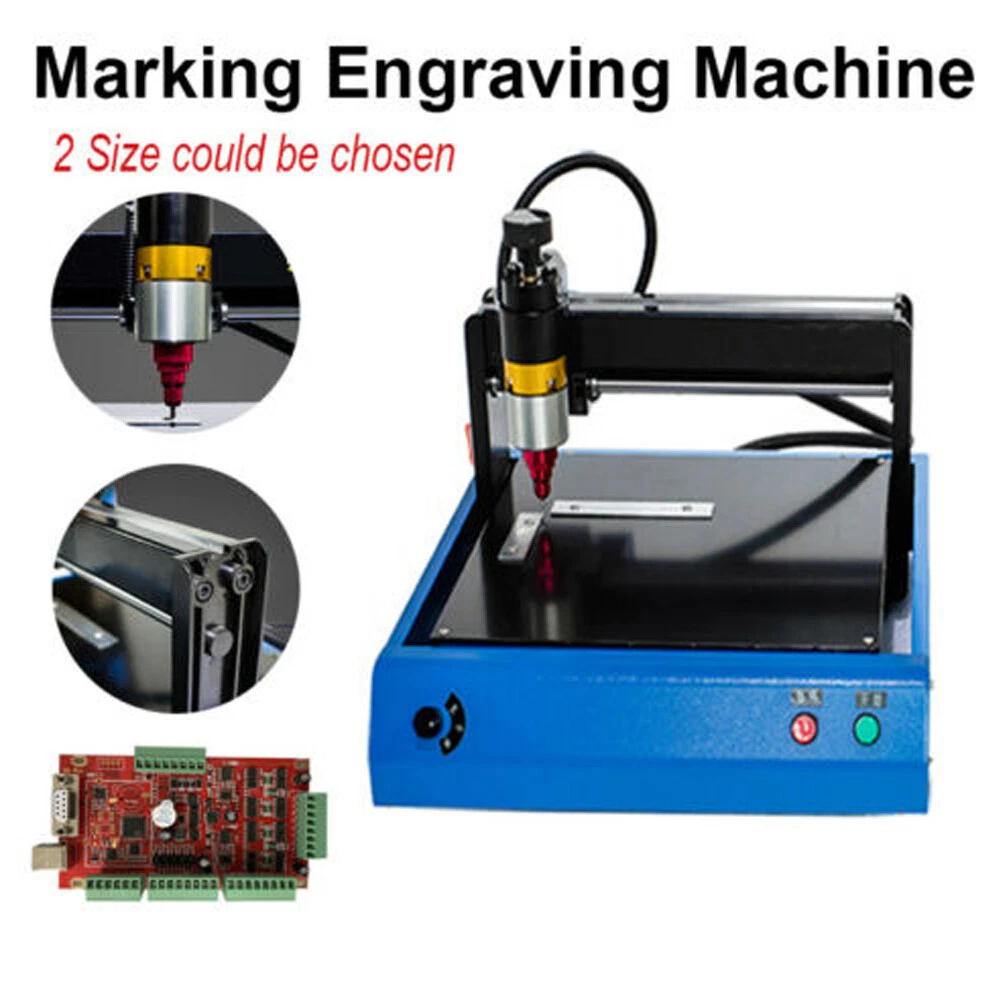 300*200mm MINI Electric Marking Engraving Machine For Metal Dog Tags Steel  Signs