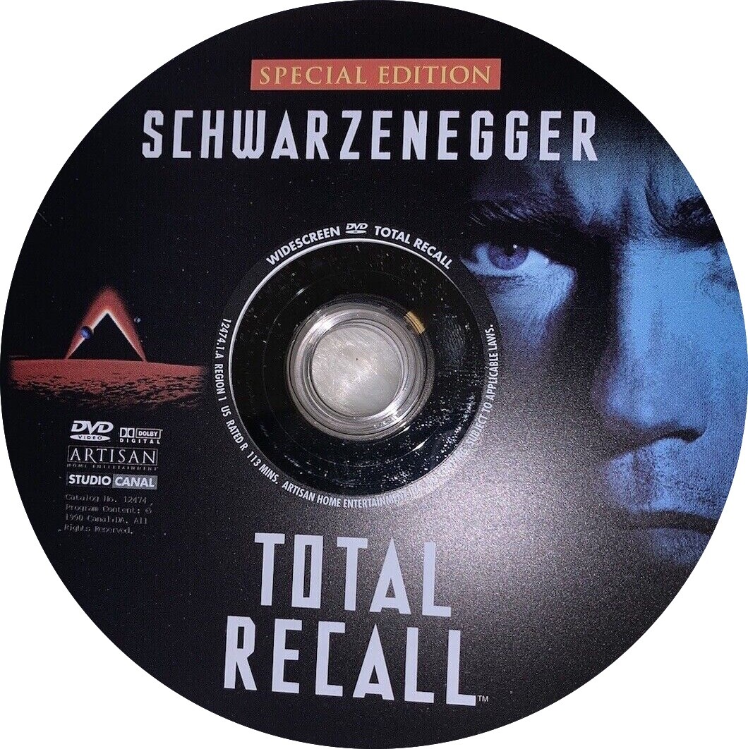 Arnold Schwarzenegger: Total Recall (DVD, 