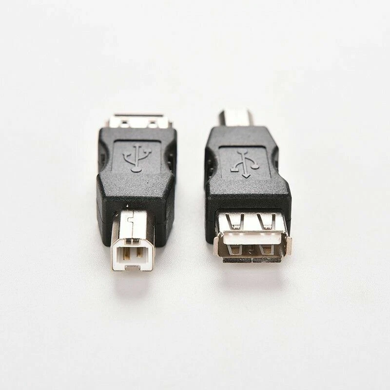 USB-A 2.0 Female to USB Type B Male Converter Adapter Printer Connector - Image 4 of 4