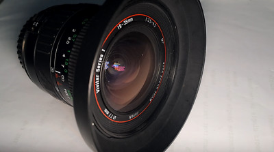 Seltenes Anamorfake modifiziertes Bokeh 19-35mm Zoomobjektiv mit Autofokus Kanone EF Mount.