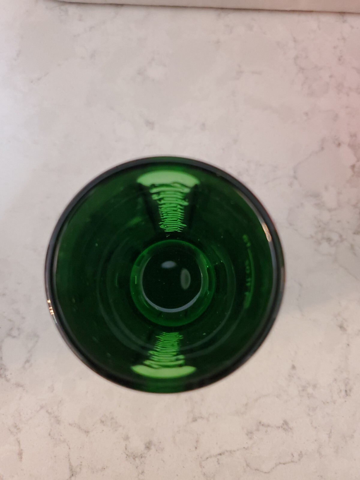 Jagermeister Green Glass Shot Glasses.. Set of 6 With Embossed Logo