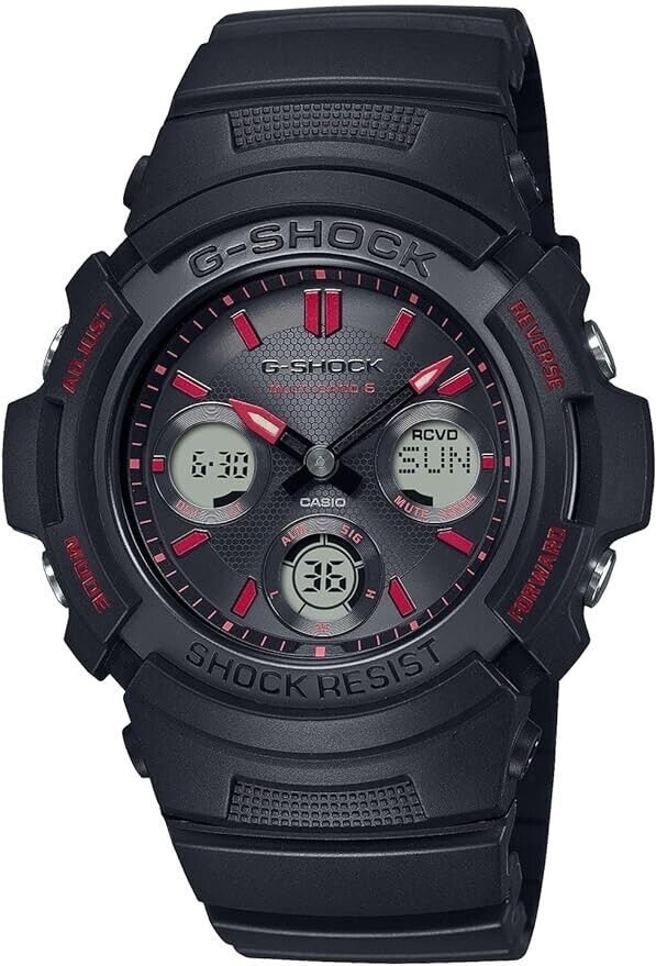 Casio G-SHOCK FIRE PACKAGE 2024 AWG-M100FP-1A4JR Men's Watch Black Casio G-SHOCK FIRE PACKAGE 2024 AWG-M100FP-1A4JR Men's Watch Black