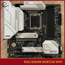 FOR MSI MAG B660M MORTAR WIFI DDR5 4 LGA 1700 192GB Micro-ATX Motherboard Test