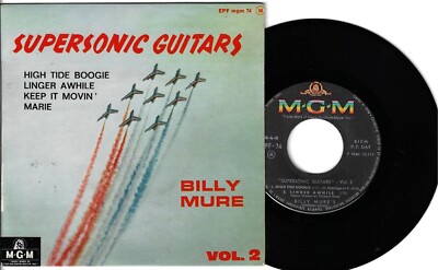 BILLY MURE Supersonic Guitars Vol.2 - EP Vinyl 45t MGM EPF 74
