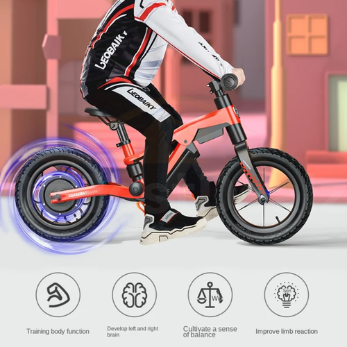 Kids Electric Balance Bike 250 W 24V 12" Bicycle Child E-bike Children No Pedal - Picture 5 of 11