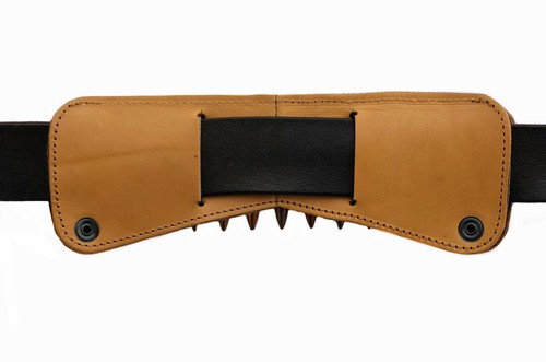 Leather 15 Rounds Belt Cartridge Holder Pouch Ammo Slide with Press Studs - Picture 21 of 24