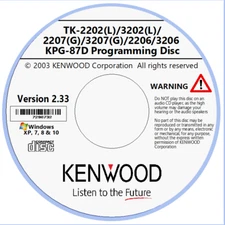 Kenwood KPG-87D Version 2.33 for TK-2202(L)/3202(L)/2207(G)/3207(G)/2206/3206
