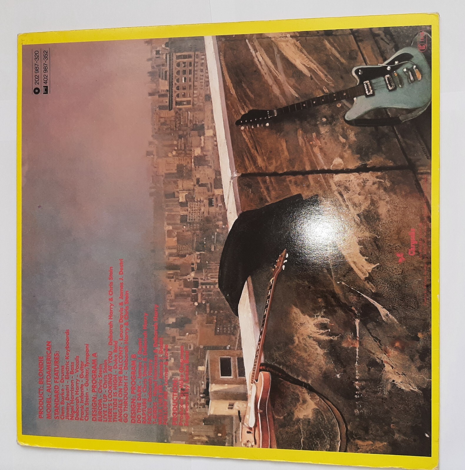 BLONDIE AUTOAMERICAN 1ST PRESS ALBUM UK VINYL LP 1980 RARE! OLD VINTAGE RECORD! eBay