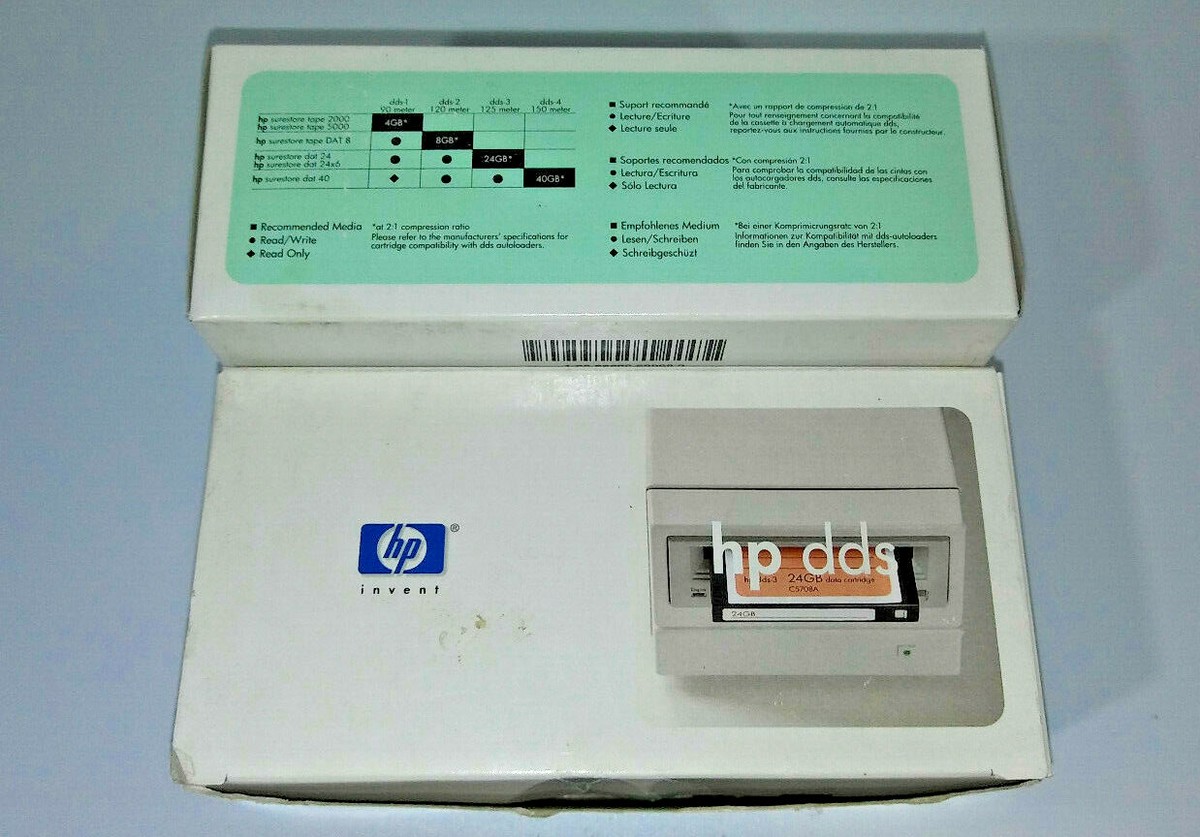 HP C5708A DDS-3 Data Cartridge | eBay