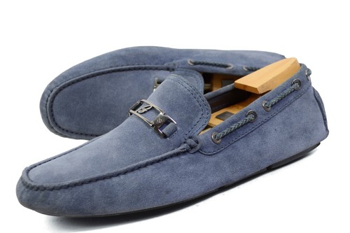 BRIONI penny loafers Suede driving UK8.5 / US9.5 shoes zilli berluti Authentic