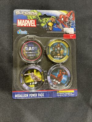 Marvel Slingers Medallion Blister Pack by Upper Deck Power Pack 