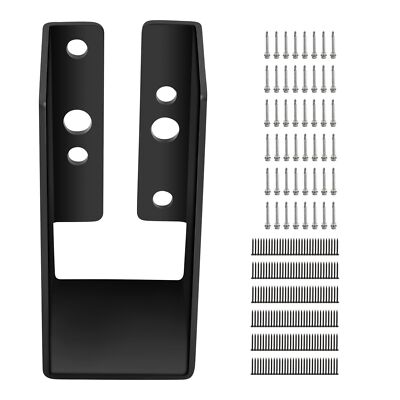 Concealed Joist Hanger 24-Pack 2''x4'' Q235 Steel Powder-Coated for Outdoor Swing