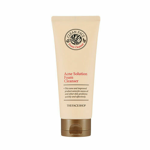 acne solution foam cleansing