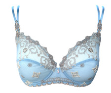 Lise Charmel Halbschalen BH Princesse Gothique dunkelblau oder hellblau NEU