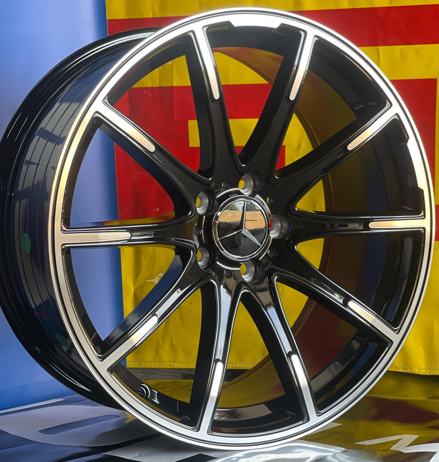 20'' Wheels fit Mercedes Brabus Style S550 CLS Bentley S63 E350 Tires GLC Black