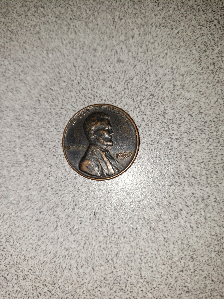 1960 Lincoln Penny No Mint Mark. Error 