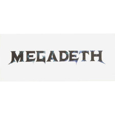 Megadeth - Filled Classic Logo Sticker