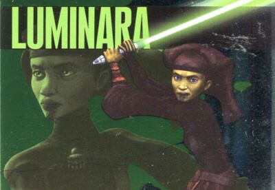 Star Wars Aufstieg der Kopfgeldjäger Charakter Verfolgungsjagd Karte #17 Luminara Unduli